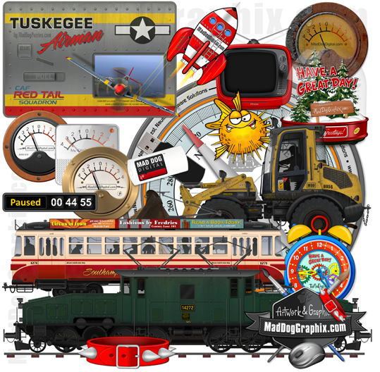 Below are some graphic samples created for various graphic projects
